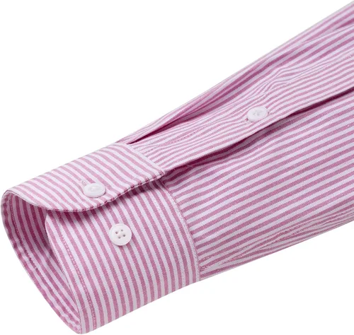 Vista 6 de Alimens & Gentle Camisa Oxford de manga larga con botones y bolsillo para hombre