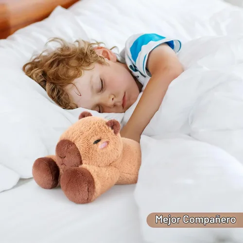 Vista 5 de SuzziPals Capibara de Peluche Calentable y Enfriable, Peluches de Almohadilla de Calentamiento para Microondas para Relajación y Alivio, Juguetes