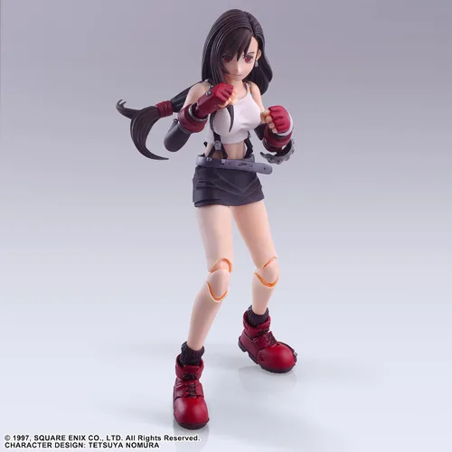 Vista 3 de Square Enix Final Fantasy VII: Tifa Lockhart Bring Arts Figura de acción de 5.35 pulgadas