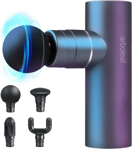 Vista 10 de arboleaf Pistola de masaje de tejido profundo con doble cabeza, masajeador portátil eléctrico de metal completo para espalda, hombros, dolores