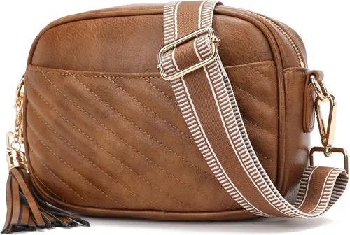 Vista 24 de lola mae Bolso bandolera acolchado, bolso de hombro de diseño moderno Shoulder Purse