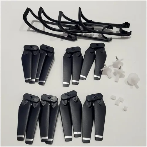 Vista 12 de Fit for E99 PRO 2 Mini Drone Spare Part Motor Arm Shell/Propeller/Protective Frame/Gears/Blade Clip Part DIY Accessory(12PCS Blade Guard)