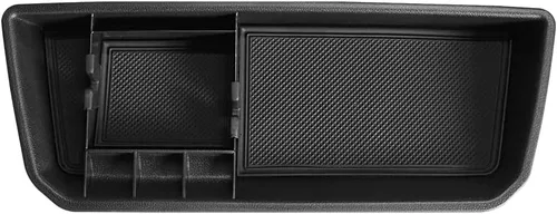 Vista 8 de Compatible con VW Volkswagen Atlas/Atlas Cross Sport 2018 2019 2020 2021 2022 2023 Organizador de tablero interior con soporte para teléfono