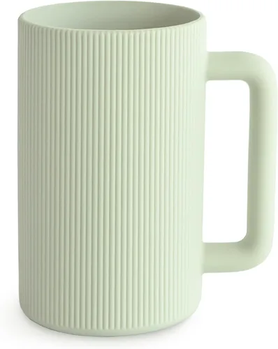 Vista 17 de mushie Taza de enjuague de baño para bebé, 100% silicona de grado alimenticio, taza de enjuague para champú y lavado corporal para niños (rubor)