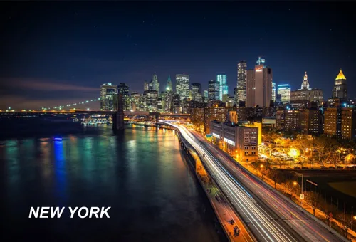 Vista 13 de Imanes de nevera para nevera de Nueva York USA Estados Unidos (1 pieza, Estilo: Puente de Brooklyn # C7)