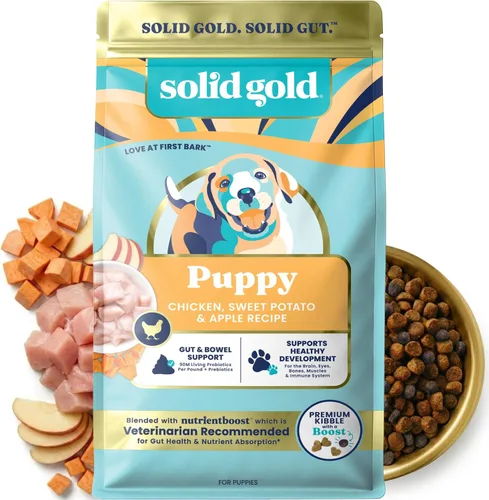 Vista 12 de Solid Gold Toy & Small Breed Dog Food Dry Small Bites - Alimento para perros de grano entero de bisonte - Croquetas saludables para perros con alta