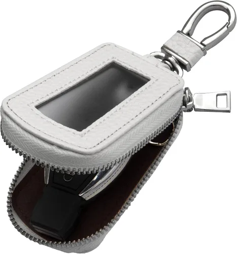 Vista 10 de Yuoyar Premium Leather Key Fob Case - Universal Car Key Holder