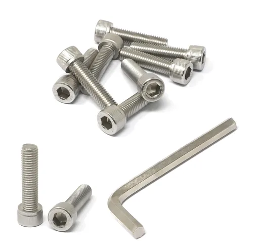 Vista 269 de iexcell Kit de tornillos de cabeza hexagonal de acero inoxidable 304, 100 unidades M2 x 0.157 in, paso de rosca de 0.016 in