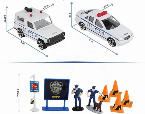 Vista 2 de Daron Paquete de regalo NYPD, 10 piezas, pulgadas