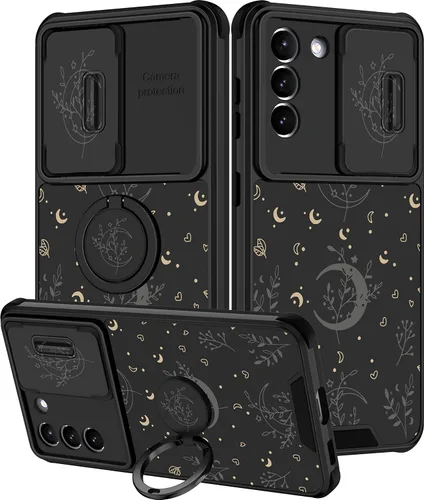 Vista 85 de Funda 2 en 1 para Samsung Galaxy S23 Ultra Flamingo para mujeres y niñas, diseño femenino de flamencos con cubierta deslizante para cámara y soporte