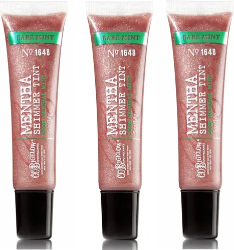 Vista 3 de C.O. Bigelow Mentha Shimmer Bare Mint No 1648 Brillo de labios de .5 onzas vendido por Bath & Body Works