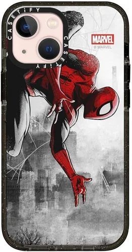 Vista 173 de CASETiFY Funda para iPhone Air, compatible con MagSafe Marvel VS CoLab Protección contra caídas de grado militar 4x de 8.2 pies Funda Capitán
