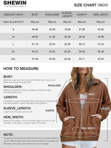 Vista 6 de SHEWIN Chaqueta de punto gofre para mujer, estilo novio, casual, con cremallera, con bolsillos