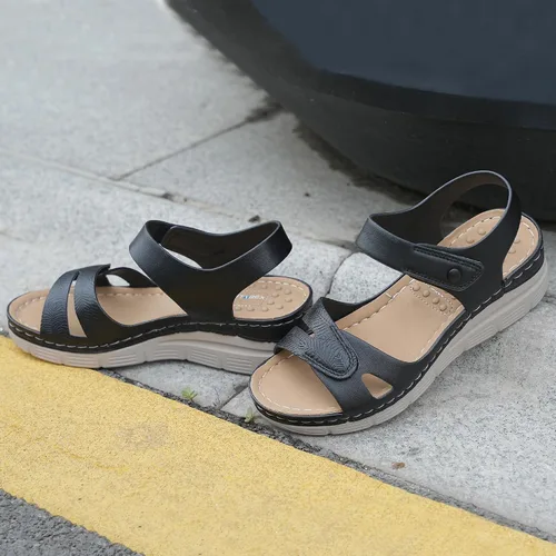 Vista 5 de Ortho+rest Sandalias ortopédicas cómodas para caminar con soporte de arco para mujer