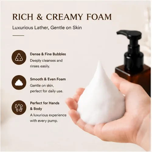 Vista 3 de Foaming Soap Dispenser 4 Pack, 15oz/450ml Brown Foam Soap Pump Bottles, Refillable Bathroom Soap Dispenser with Rich Foam Pump for Kitchen Sink