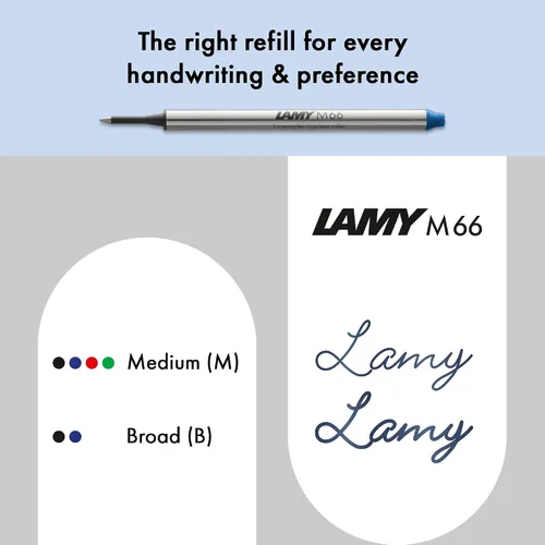 Vista 4 de LAMY L331 - Bolígrafo roller, a base de agua, Swift, negro, importado genuino