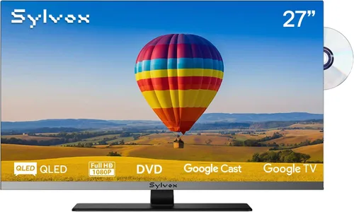 Vista 11 de SYLVOX 22" 12V/24V Smart RV TV con Google TV y reproductor de DVD
