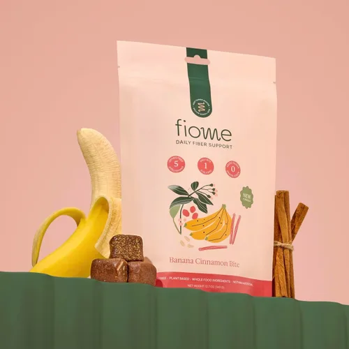 Vista 5 de Fiome Fiber Bites - Suplemento diario de fibra de 0.18 oz - Apoya la regularidad, la digestión y la salud intestinal - Todos los ingredientes