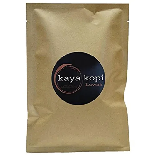 Vista 9 de Kaya Kopi Granos de café arábica Kopi Luwak de Indonesia Wild Palm Civets (miel kopi, 3.52 onzas (paquete de 1))