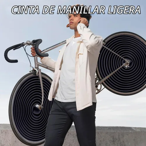 Vista 4 de KINGOU Cinta de manillar de bicicleta de carretera EVA Envolturas de barra de bicicleta - 2 unidades por juego