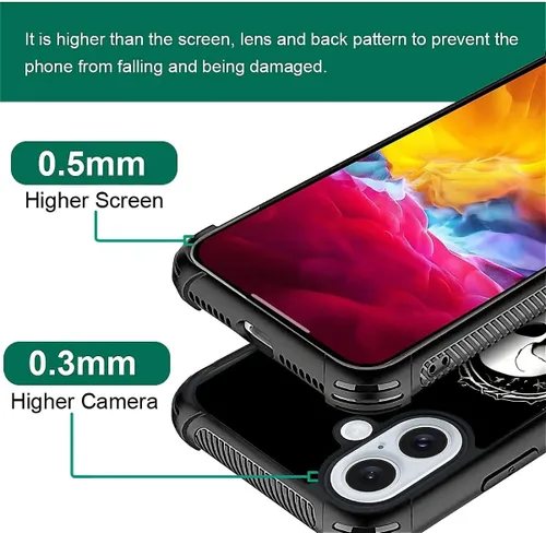 Vista 453 de Funda compatible con iPhone 15, diseño de elefantes africanos, diseño increíble a prueba de golpes, antiarañazos, carcasa trasera de policarbonato