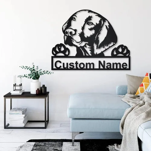 Vista 60 de Letrero de madera personalizado de perro Airedale Terrier Letrero de madera personalizado Airedale Terrier Airedale Terrier divertido Regalo