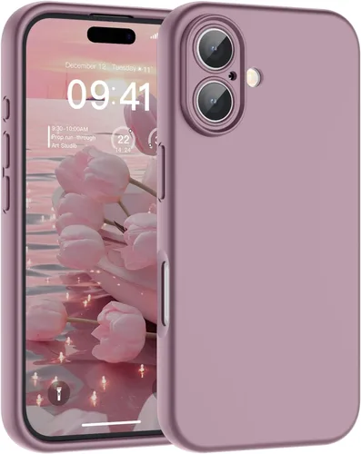 Vista 82 de SUPFINE - Funda diseñada para iPhone 12, silicona líquida premium con [forro de microfibra suave antiarañazos][protección de cámara mejorada], funda