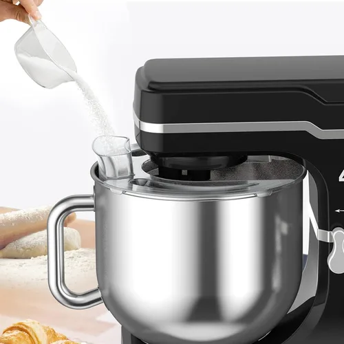 Vista 5 de Sutil recubierto de plata para tapa de protección contra salpicaduras tazón de mezcla máquina de cocina chef multifunción máquina de cocina