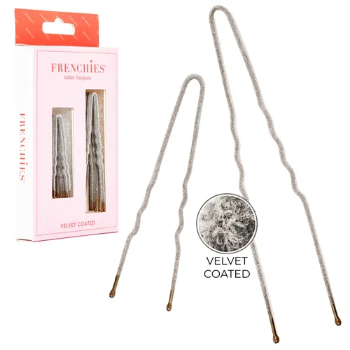 Vista 12 de Frenchies Horquilla de pelo French Twist, horquillas de pelo francés ultra suaves para mujeres, bodas, extensiones o peluca, 20 unidades, color negro