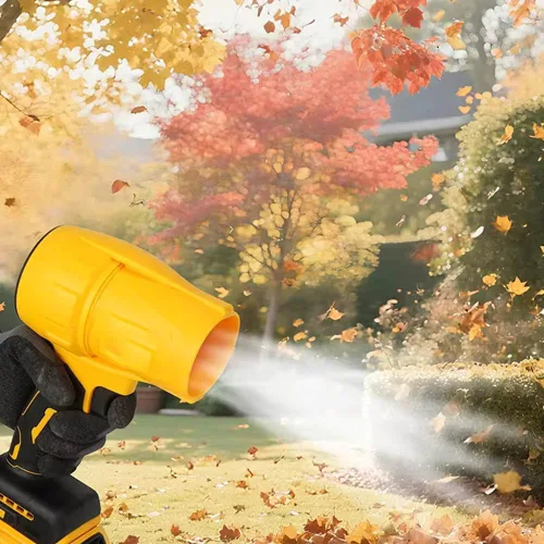 Vista 3 de Soplador de hojas sin escobillas para batería DEWALT de 20 V, soplador de aire de mano inalámbrico de alta velocidad de 990000 RPM, diseño