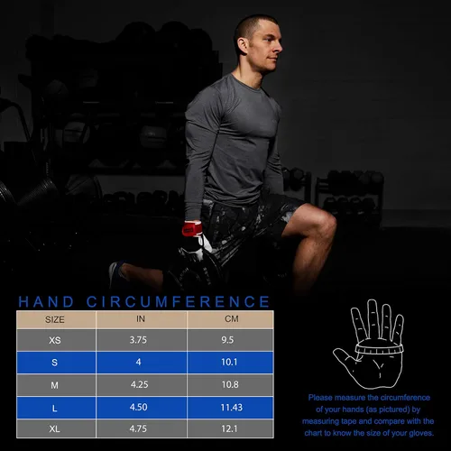 Vista 5 de Guantes de entrenamiento – Guantes de cuero ligeros para mujeres/hombres – Deportes/Gimnasio/levantamiento