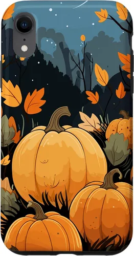 Vista 25 de Pumpkin Fall & Autumn Leaves, Fall Color Theme, Pumpkins Case for iPhone 16