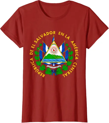 Vista 73 de Camiseta con diseño de emblema de la bandera de El Salvador