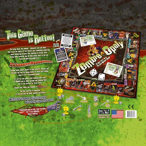 Vista 5 de Juego de mesa Zombie-opoly de Late for the Sky, Multi