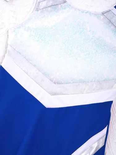 Vista 5 de Conjunto de 3 piezas sin mangas para niñas y niñas, uniforme de equipo con pantalones cortos de atletismo, bolas de flores