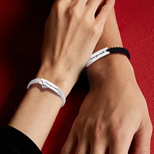 Vista 9 de Pulsera de amor para pareja