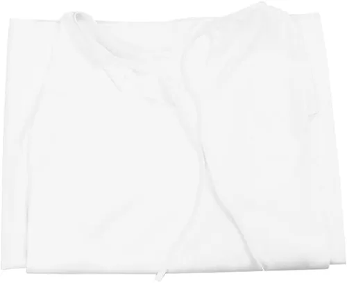 Vista 8 de Toyvian Vestido blanco, vestido de novia fantasma, traje de zombi blanco, traje de terror de Halloween, disfraz de terror, disfraz de fantasma