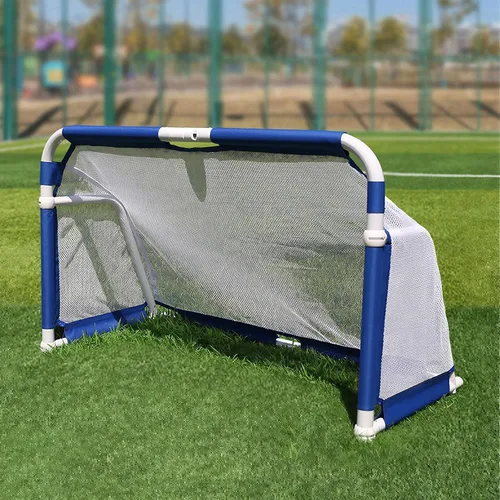 Vista 9 de Portería de fútbol plegable para jóvenes y niños, red de fútbol plegable portátil, portería de fútbol para el hogar, al aire libre