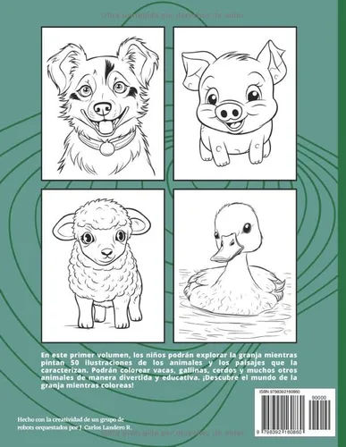 Vista 2 de Los Animales de la Granja (Volumen 1) Una aventura de colores (Spanish Edition)