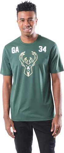Vista 10 de Ultra Game Men’s NBA Official Super Soft Players T-Shirt