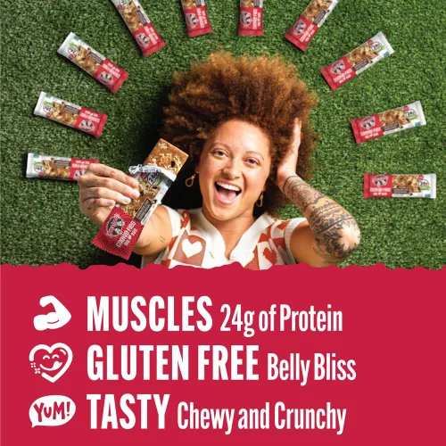 Vista 3 de Lenny & Larry's Cookie-fied BIG BAR – Galletas de proteína veganas de masa de galletas con chispas de chocolate 12x90g – Snacks saludables, 24g
