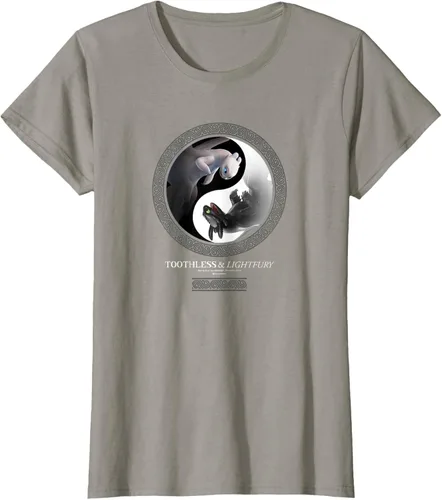 Vista 30 de Cómo entrenar a tu dragón 3 Yin Yang Dragon Camiseta