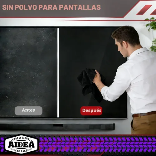 Vista 6 de AIDEA - Paño de limpieza de microfibra, 10 unidades, toallas de microfibra negras, 12 x 12 pulgadas Microfiber Towels for Cars, Wash Cloths, Lint