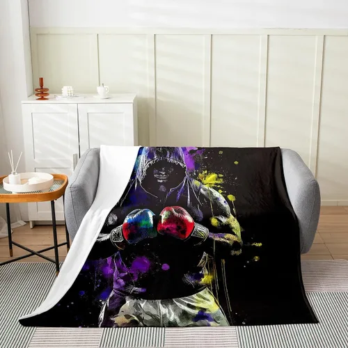 Vista 17 de Erosebridal Black Diamonds Fleece Throw Blanket 40"x50" - Ultra-Soft for Couch Sofa Bed,Glitter Sequins Diamond Flannel Blanket,Starry Sky Fuzzy