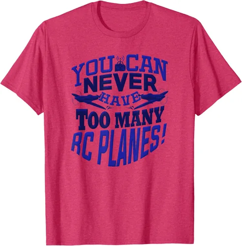 Vista 19 de RC Plane You Can Never Have Too Many RC Aviones Hobby Lover - Camiseta, gris, S