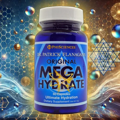 Vista 4 de MegaHydrate 60 cápsulas - Dr Patrick Flanagan por Phi Sciences