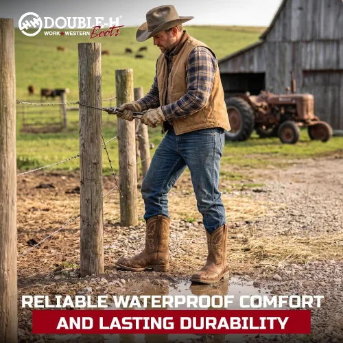 Vista 2 de DOUBLE-H Jeyden Waterproof Western Boots for Men