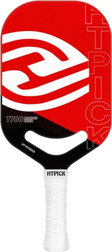 Vista 10 de Palas de Pickleball Pala de Pickleball de Fibra de Carbono T700 con Garganta Aero Moldeado por Prensado en Caliente Núcleo de Polímero de 16mm