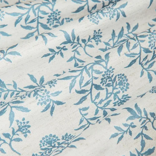 Vista 7 de GLORY SEASON Mantel rústico de tela de algodón sólido con bordes retro, manteles clásicos de lino con estampado de hojas de plantas, cubierta