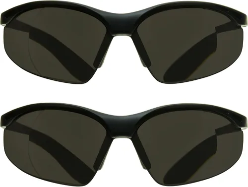 Vista 9 de proSPORT Gafas de seguridad para lector de lentes completas, transparentes o ahumadas, curva envolvente, no bifocales